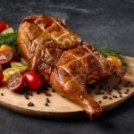 Smoked CHICKEN in vacuum 1/2 pcs.