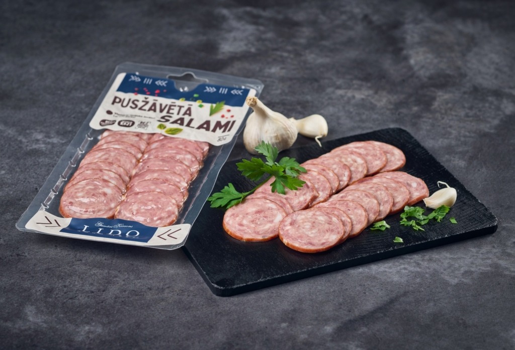 Salami,  sliced