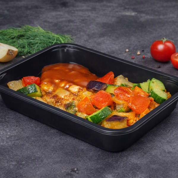 Grillēta Cāļa fileja un Ratatouille