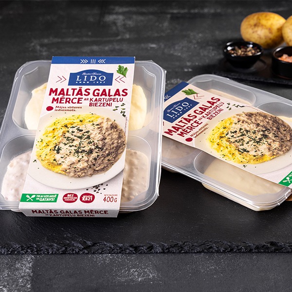 Maltās gaļas mērce ar kartupeļu biezeni