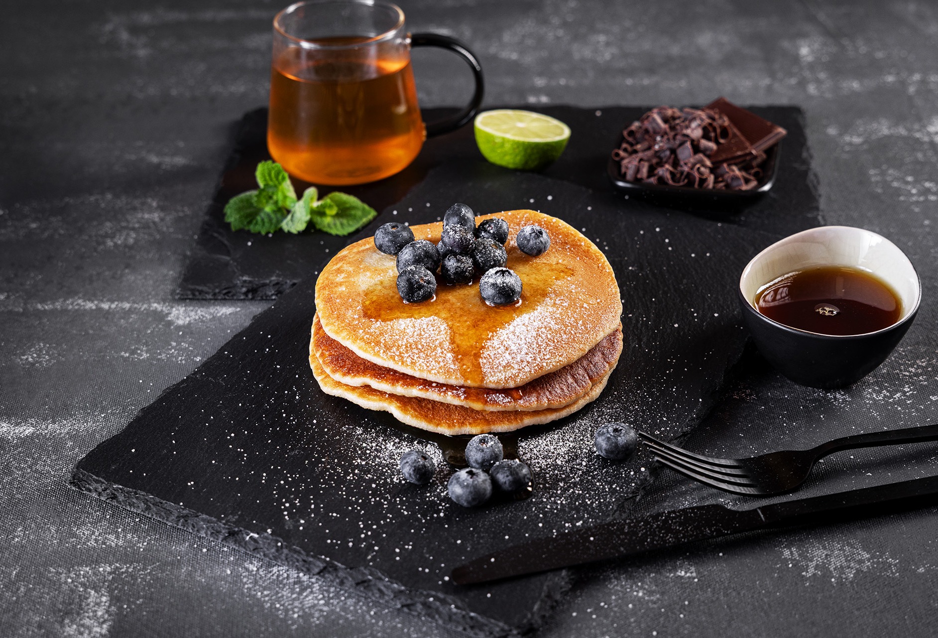 American style pancakes (3 pcs)
