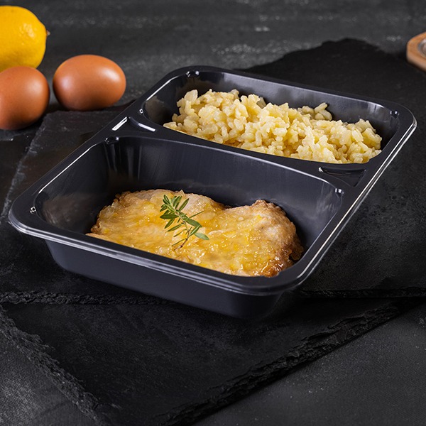 Baltās zivs fileja ar citronu un safrāna risoto