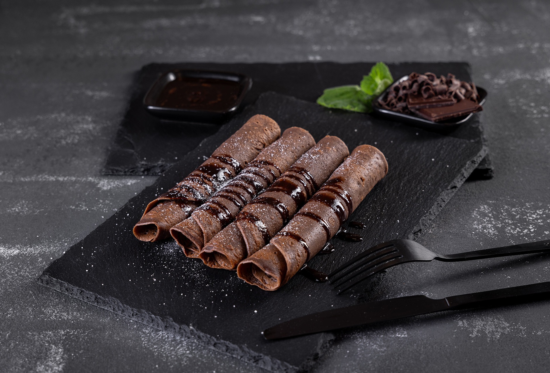 Pancakes “chocolate”(Crepes) (4 pcs)
